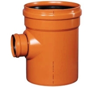 Тройник канализационный внешний Ostendorf KG 227450  ПВХ 500х 160 мм 87°