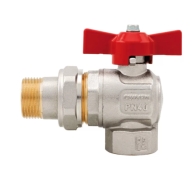 Кран кульовий кутовий ITAP  з американкою ВЗ