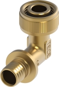 TECEflex Адаптер швидкого підключення бачків, кутовий, бронза 16x1/2" (708631)
