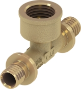 Тройник с внутренней резьбой 63 х 1 1/2" х 63 бронза 709808