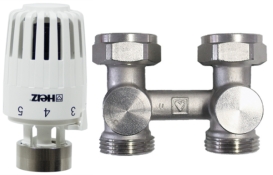 1376665 Термостатичний комплект Projekt "D"; прямий, 3/4" (1376621+1726019)