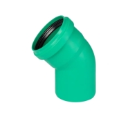 Коліно каналізаційне зовнішнє Ostendorf KG2000 ПП 200 мм