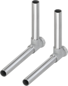 Трубки подключения радиатора TECE 730010 к блоку плинтусной разводки с кранами 15 мм